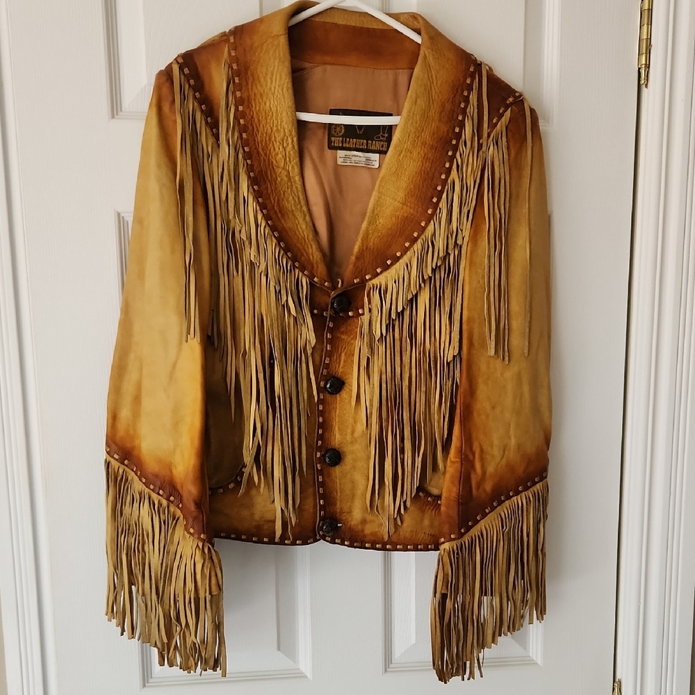 Fringe Leather Jacket